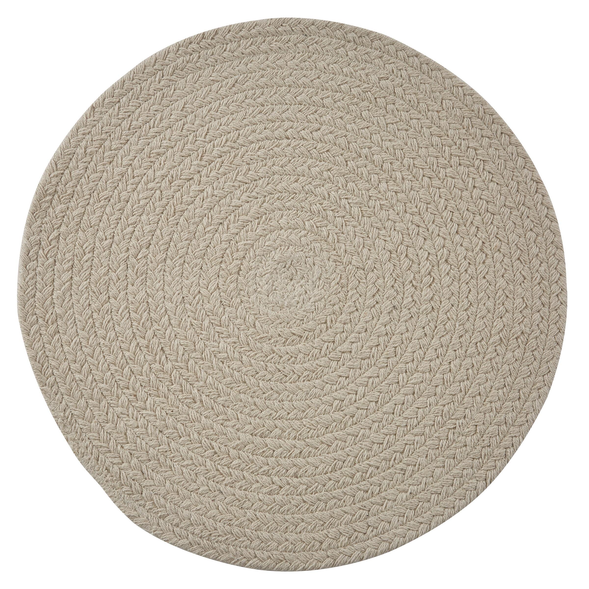 Essex Round Cotton Braided Fall Placemat Set