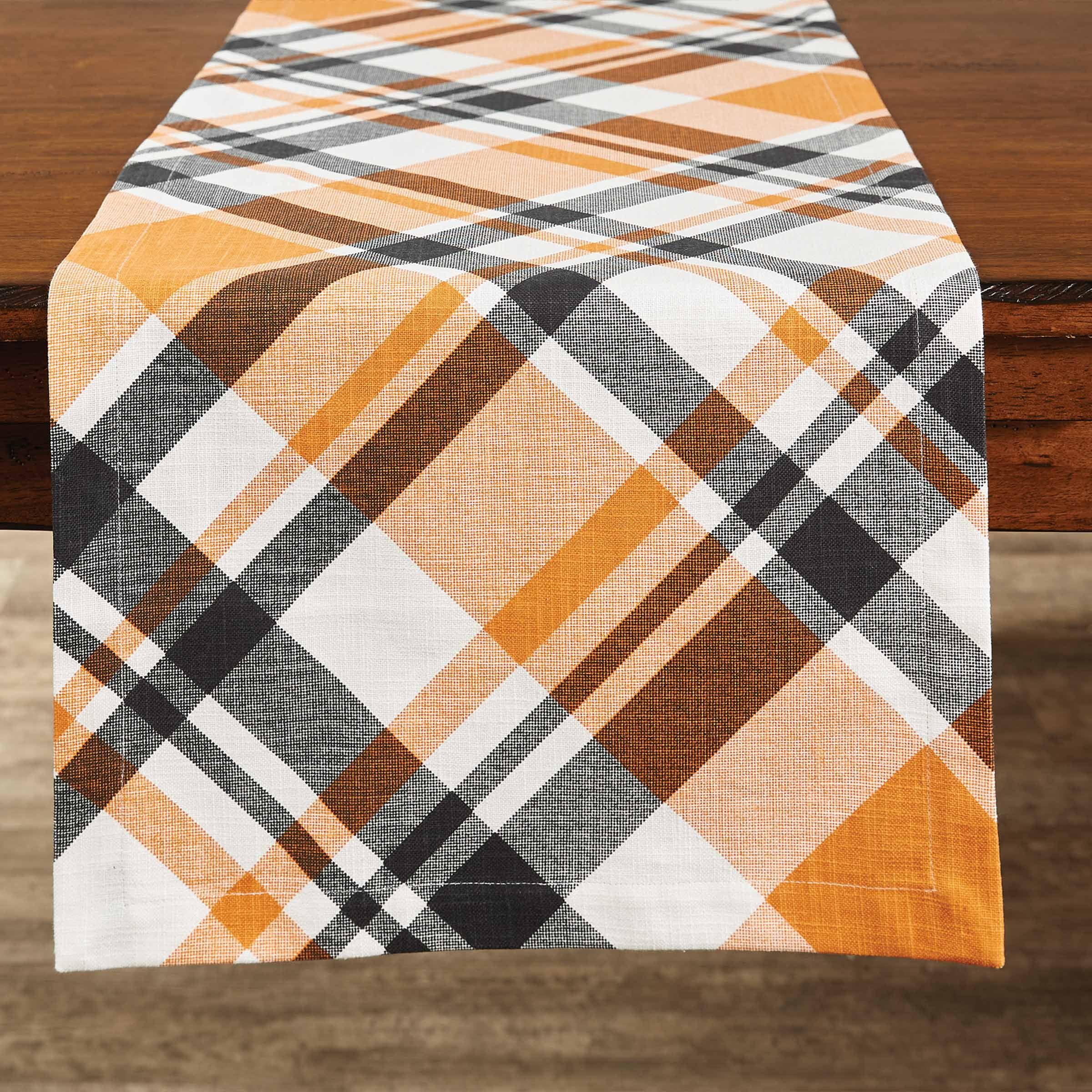 Split P Salem Plaid Table Runner 15X72