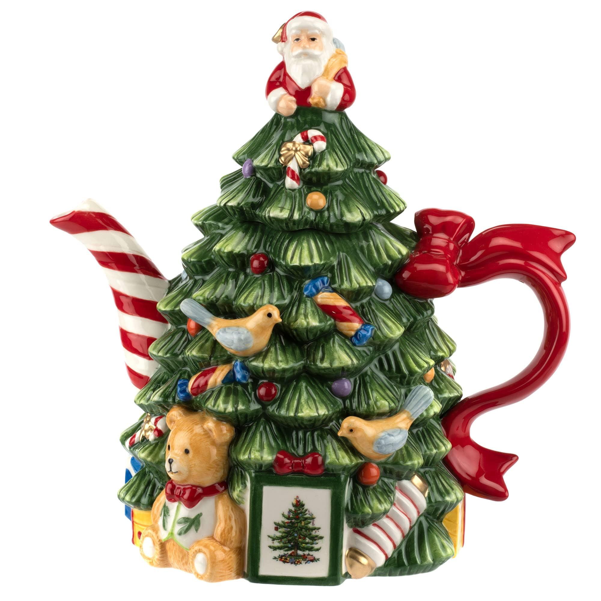 Spode Spode Christmas Tree Tree Teapot  7.75"