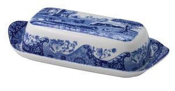 Spode Blue Italian Covered Butter Dish