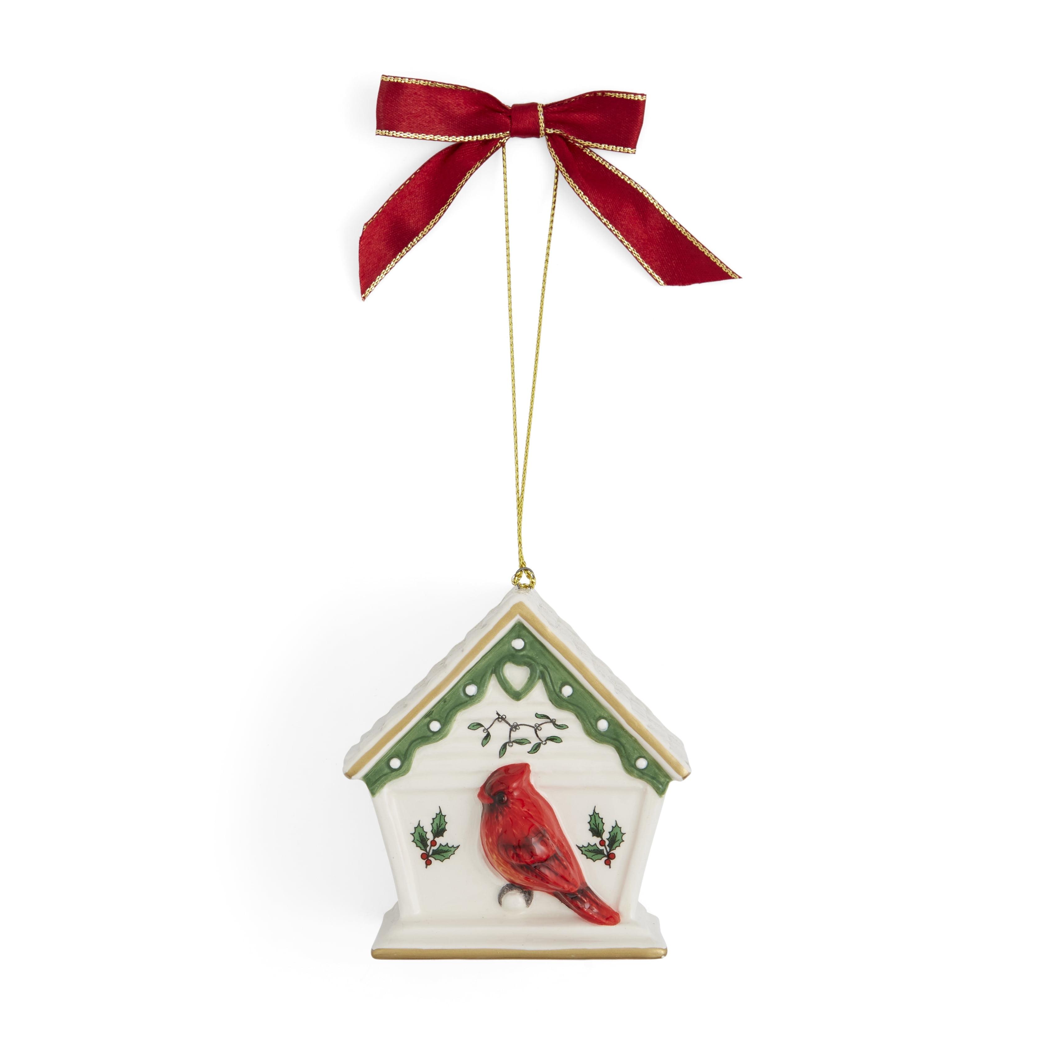 Spode Spode Christmas Tree Birdhouse Ornament 3.5"