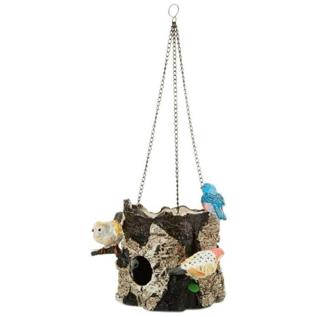 Spoontiques Birds/Tree Stump Birdhouse