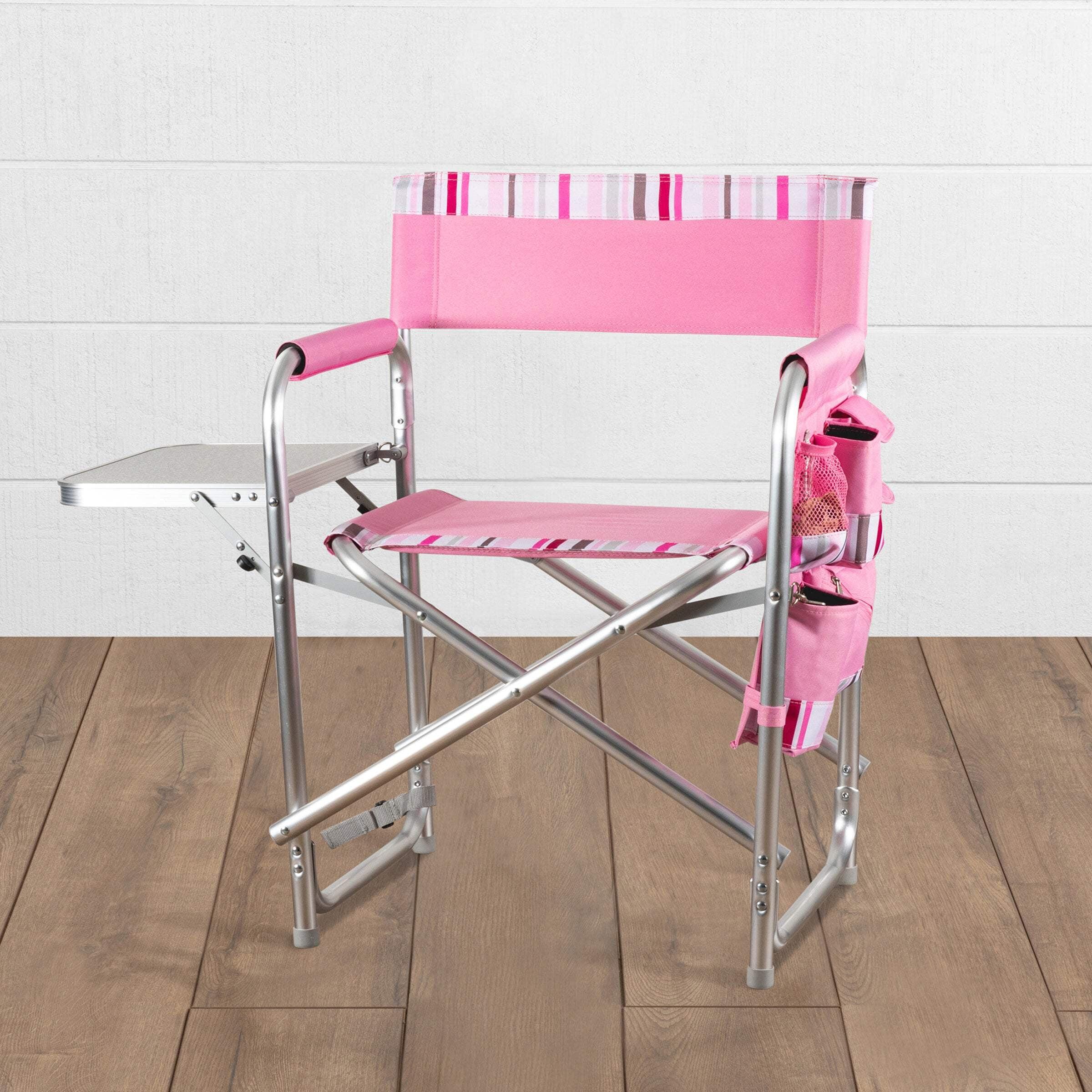 Picnic Time Sports Outdoor Portable Camp Chair with Side Table