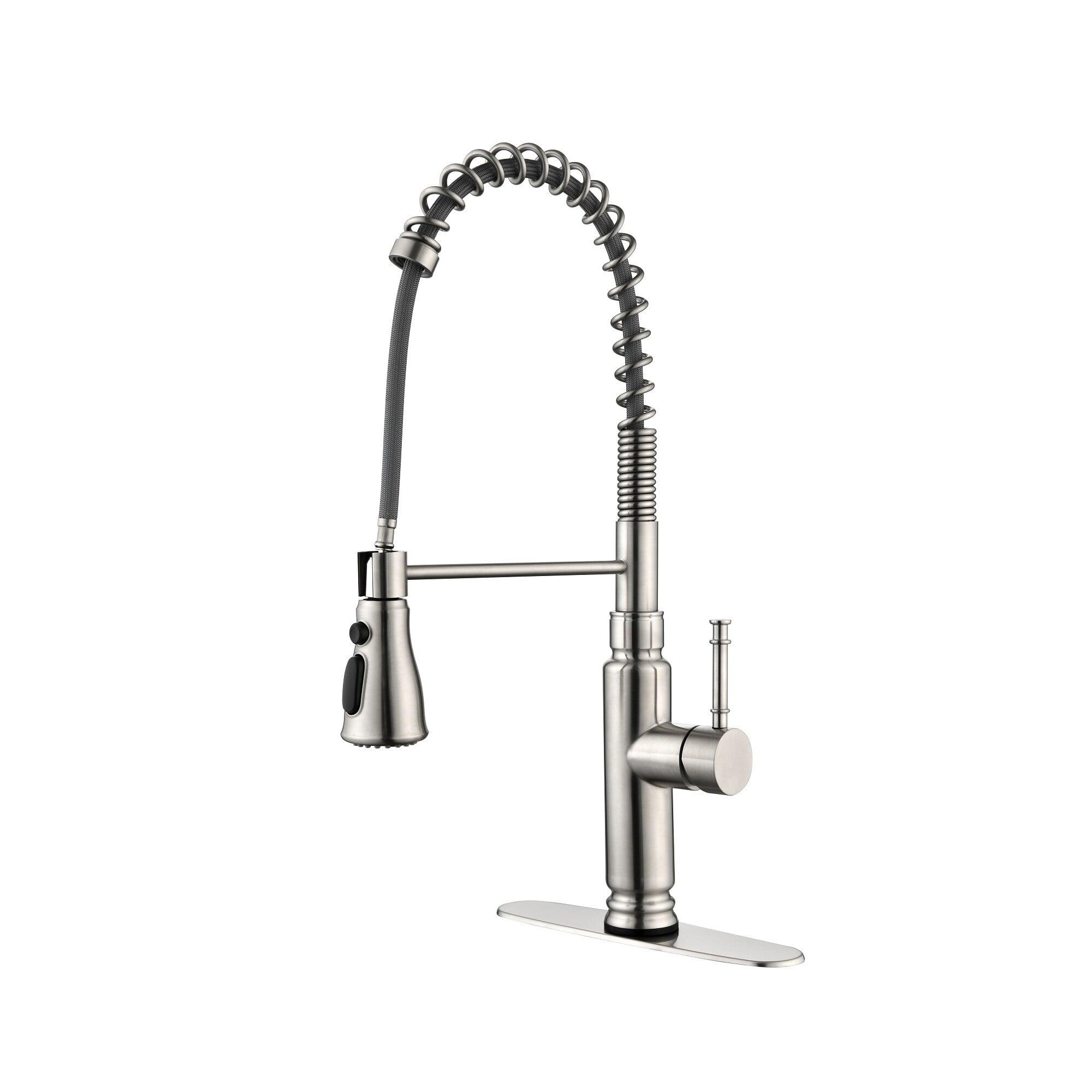 Brushed Nickel Wall Mounted Shower System with Handheld