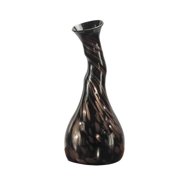 Springdale 15.75"H Twisted Gourd Hand Blown Art Glass Vase