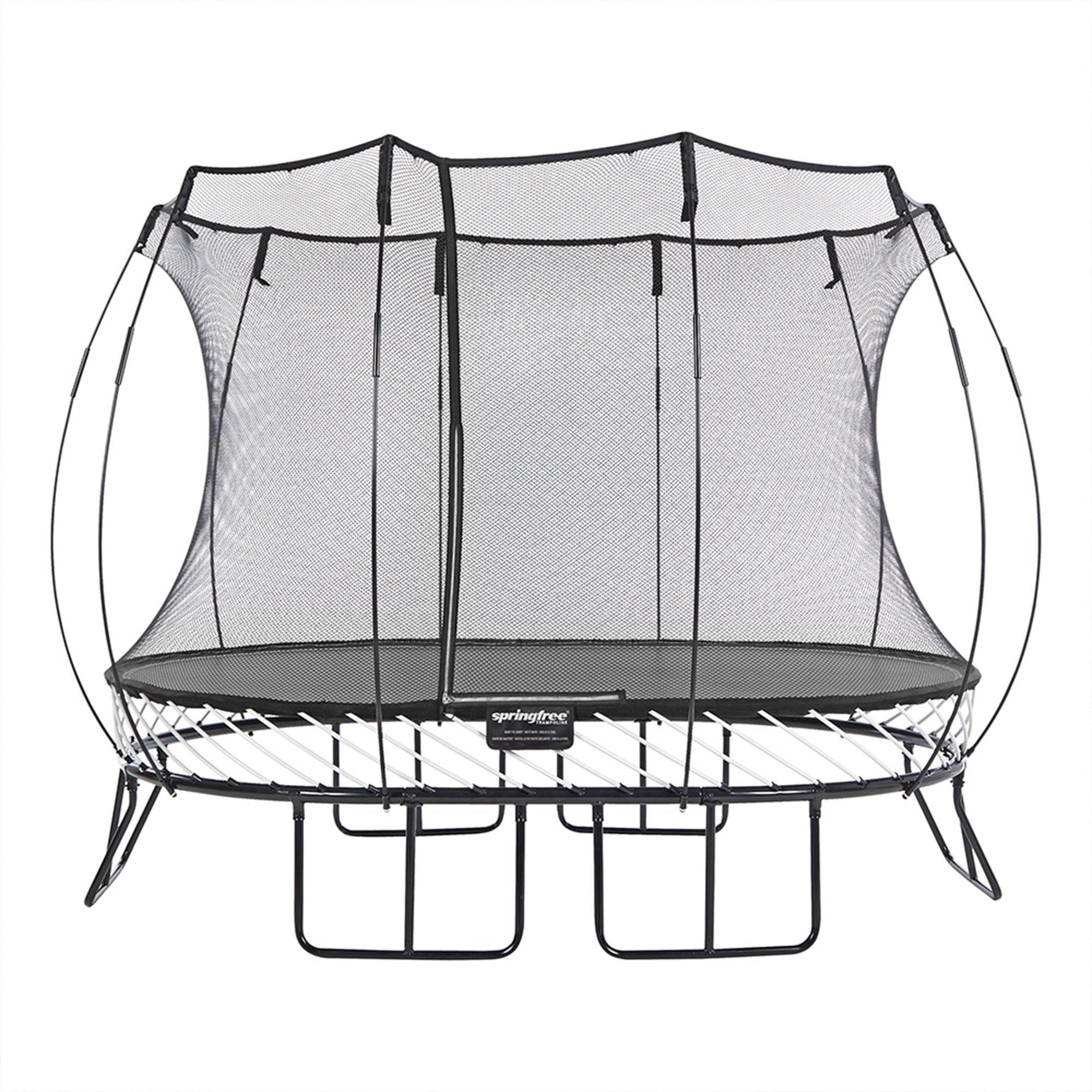 SpringfreeTrampoline Springfree Trampoline Kids Outdoor Medium Oval 8 x 11' Trampoline with Enclosure