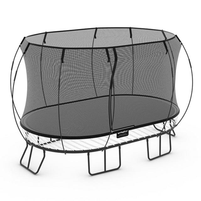 SpringfreeTrampoline Springfree Trampoline Kids Outdoor Large Oval 8 x 13' Trampoline with Enclosure