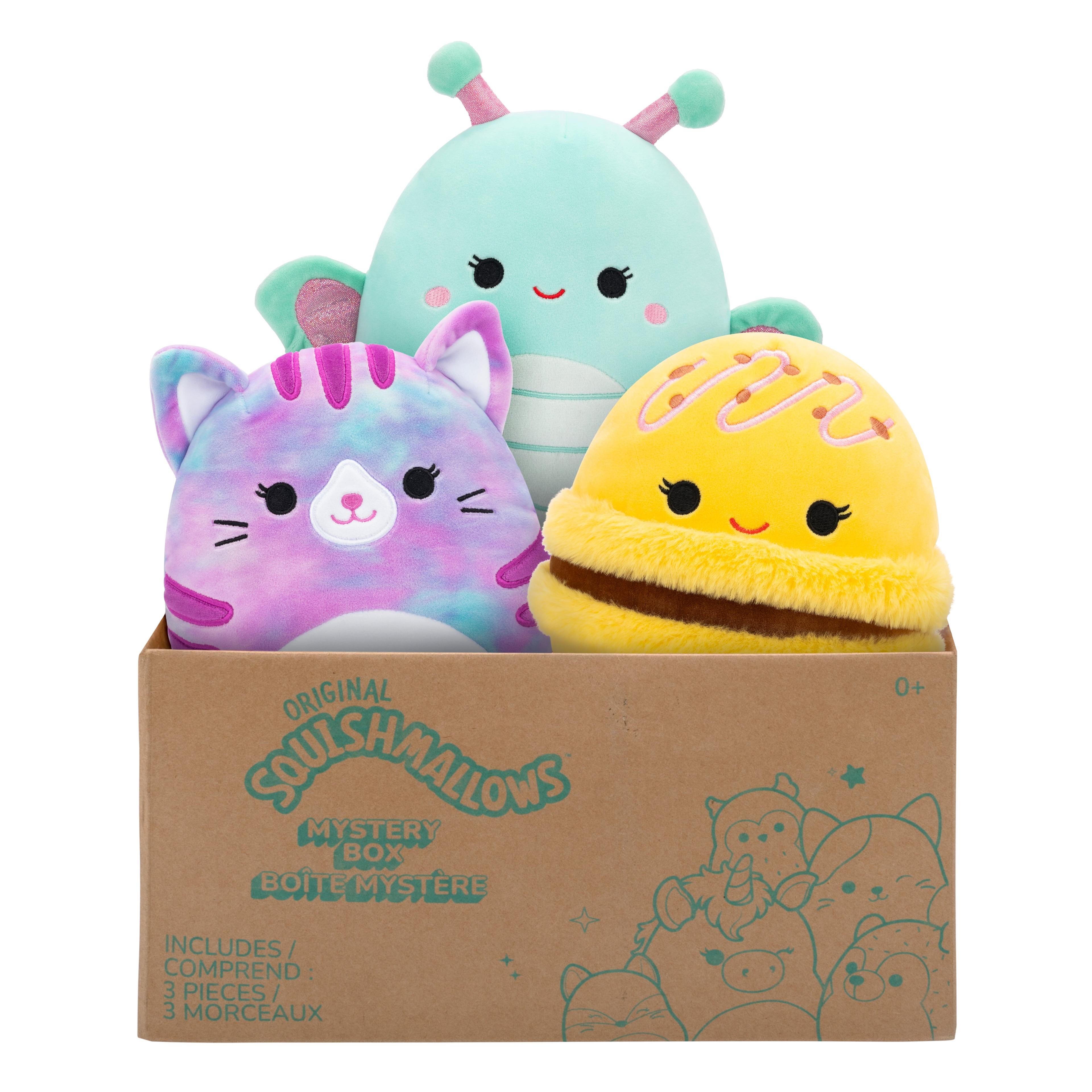 Squishmallows 8" Plush Mystery 3-Pack in Multicolor