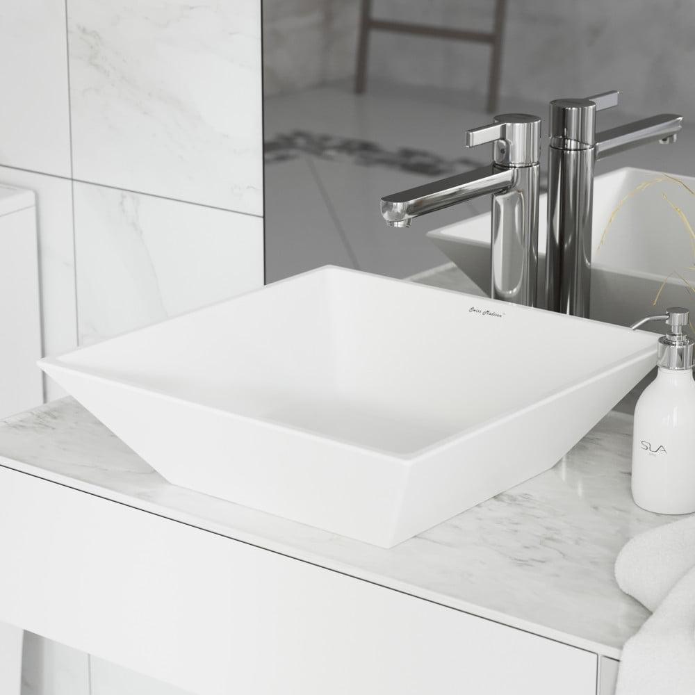 St. Tropez Square Ceramic Vessel Sink