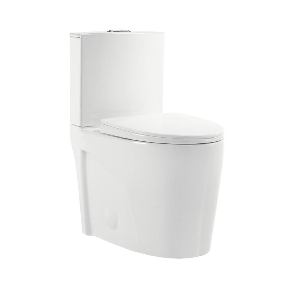 Swiss Madison St. Tropez Two-Piece Elongated Toilet Vortex Dual-Flush 1.1/1.6 gpf