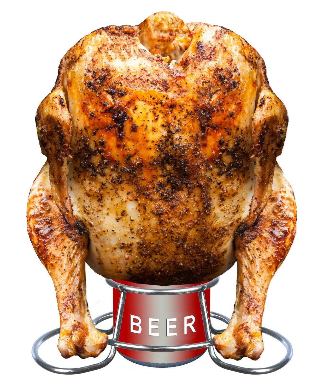 Stainless Steel Beer Can Chicken Roaster for Grill and Oven