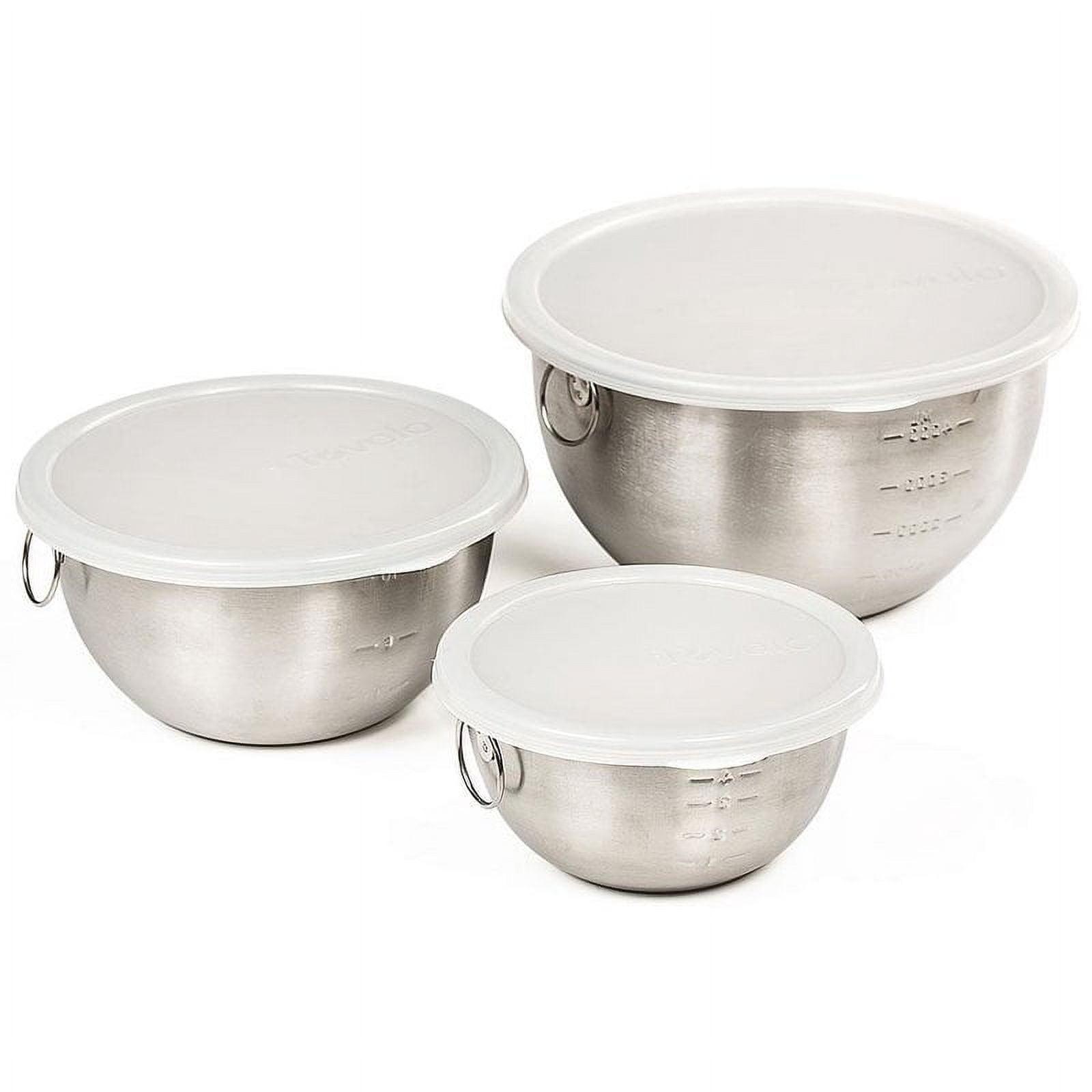 Tovolo Set of 3 Stainless Steel Mixing Bowls