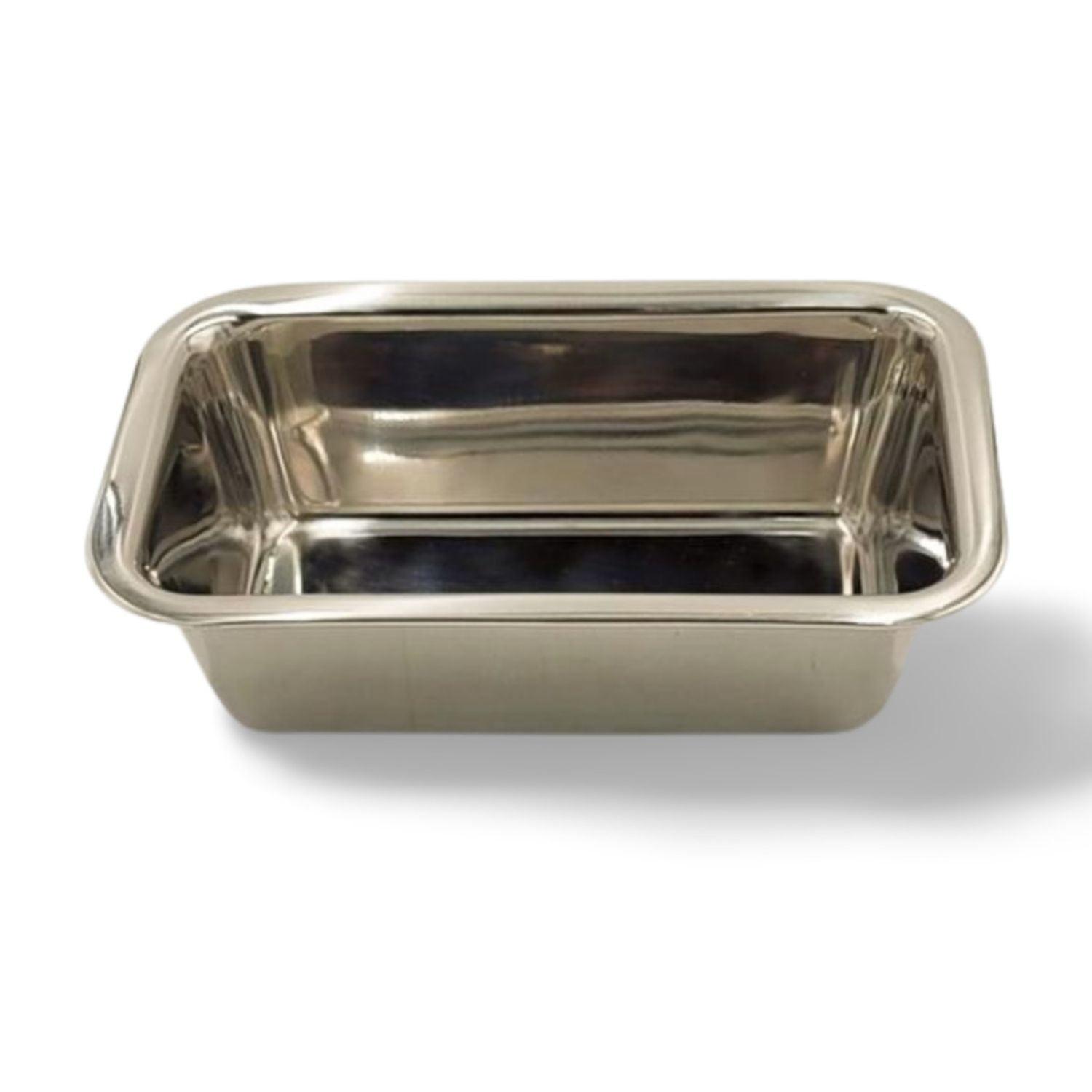 Shetler's Stainless Steel Round Edge Bread Loaf and Cake Pan 2.5" W x 8" L x 2.75" D