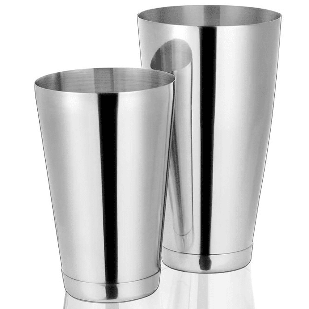 Cocktail Shakers Professional Bar Shaker Boston Shaker Set Martini Shaker Drink Mixer Shake Metal Can Cocktail Shaker Set for Drink Mixing