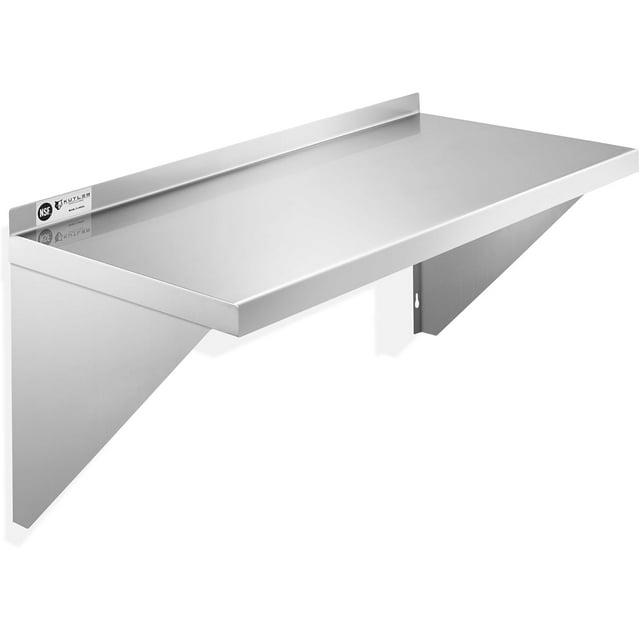 GRIDMANN NSF Stainless Steel Wall-Mount Shelf by Latitude Run