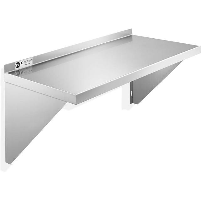 GRIDMANN NSF Stainless Steel Wall-Mount Shelf by Latitude Run