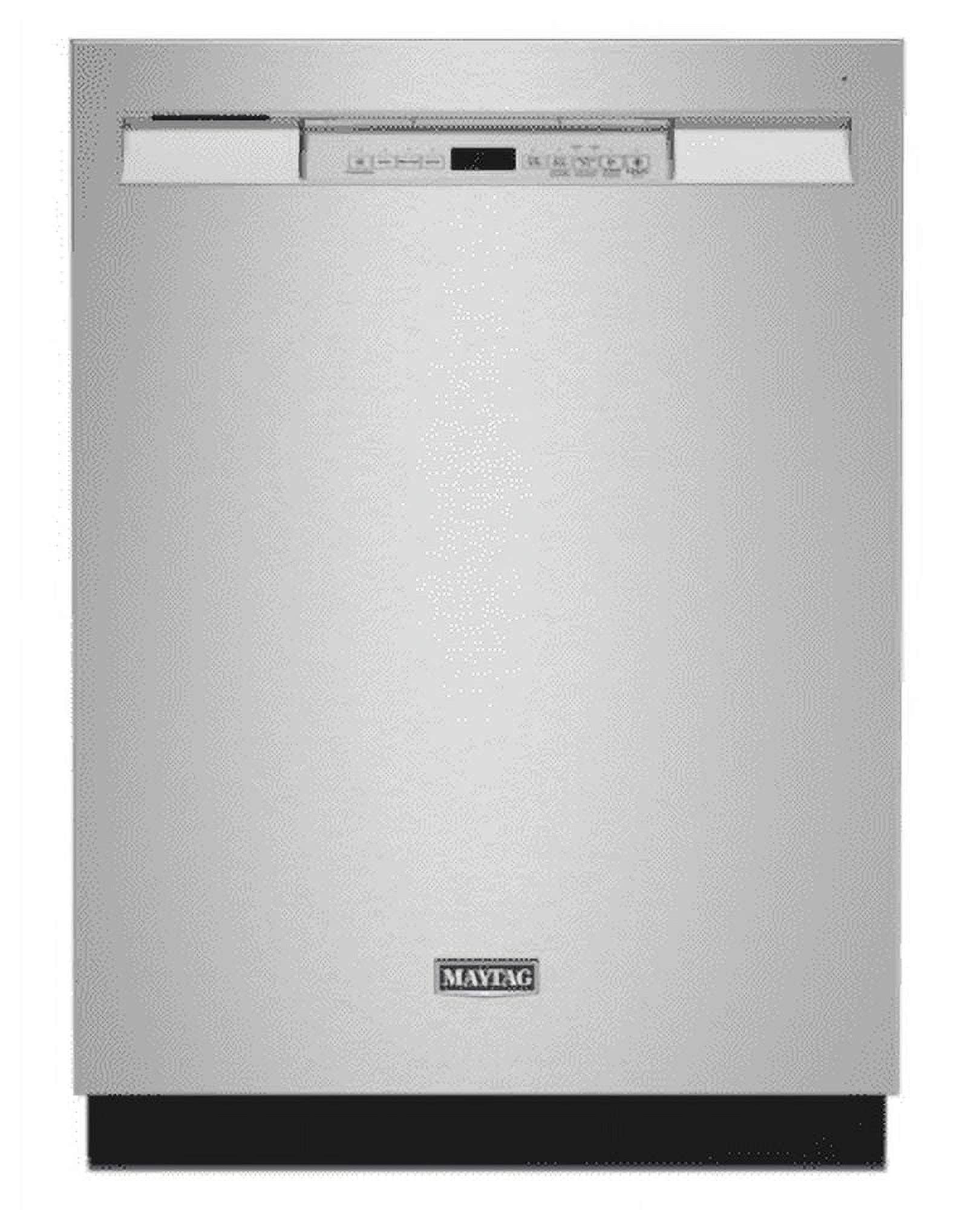 Fingerprint Resistant Stainless Steel Tub Dishwasher with Dual Power Filtration