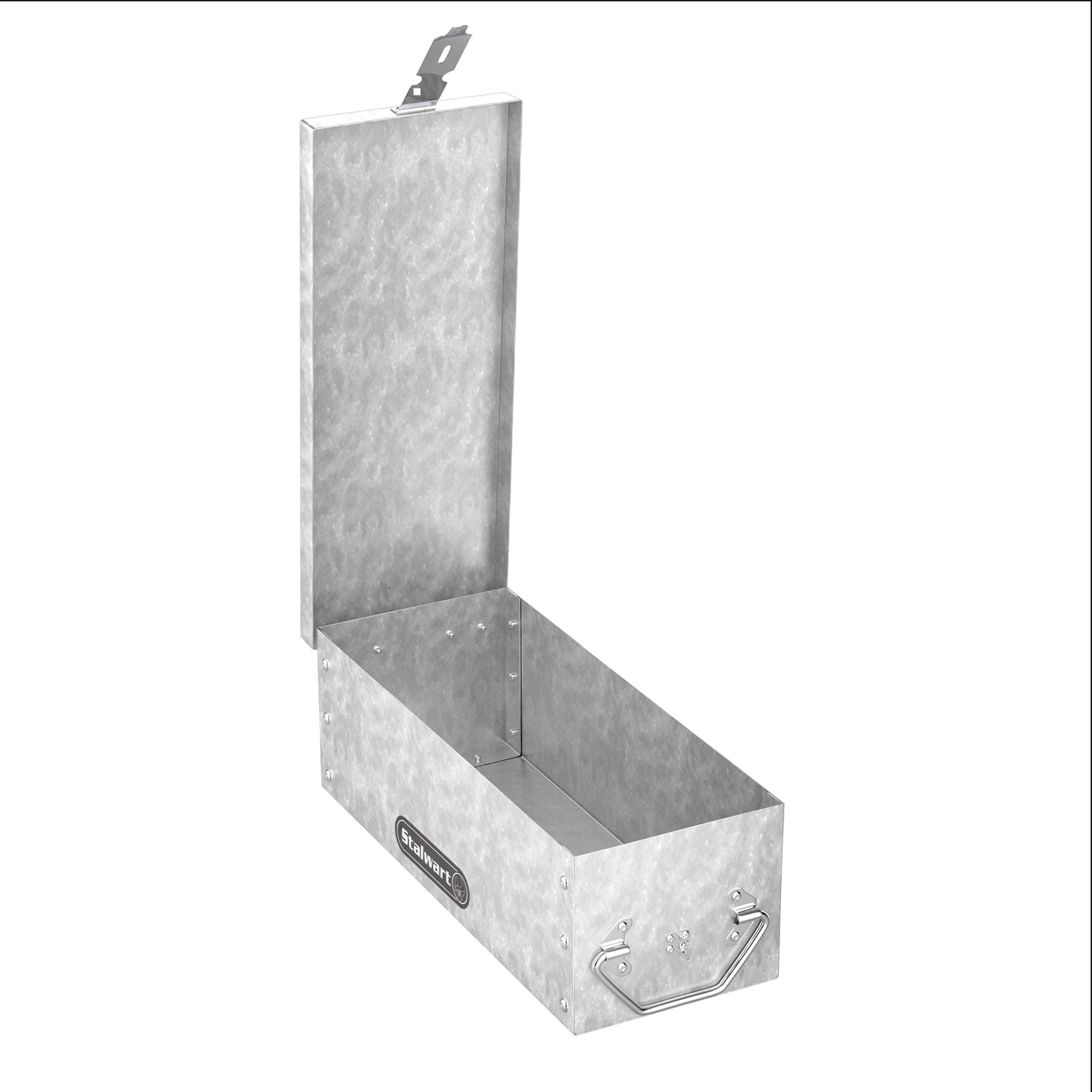 Stalwart Metal Lock Box with Folding Handle