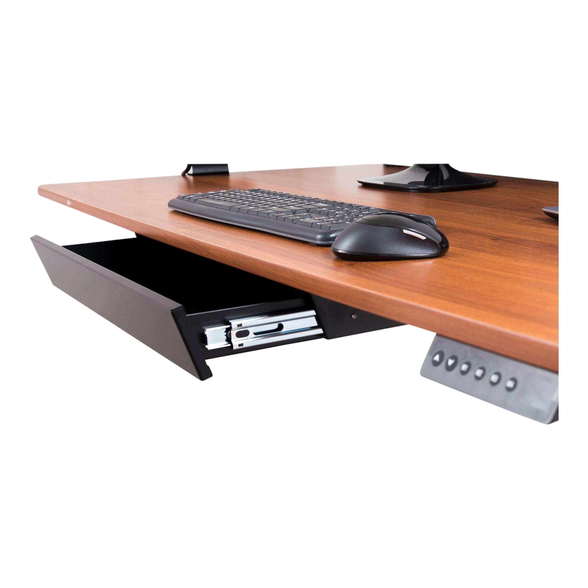 Stand Up Desk Store Add-On Office Sliding Under-Desk Drawer Storage Organizer for Standing Desks | Requires 14" of Front to Back Clearance Beneath