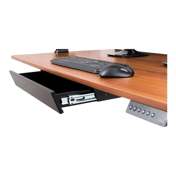 Stand Up Desk Store Add-On Office Sliding Under-Desk Drawer Storage Organizer for Standing Desks | Requires 14" of Front to Back Clearance Beneath