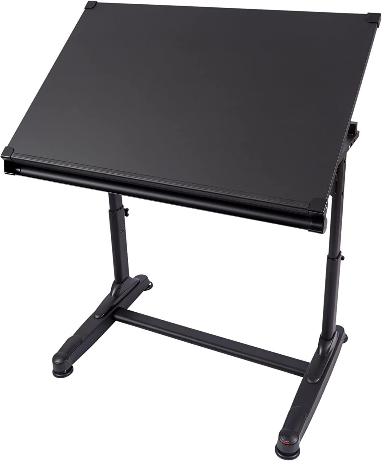 AdjustaFlex 40" Black Birch Adjustable Drafting & Drawing Desk
