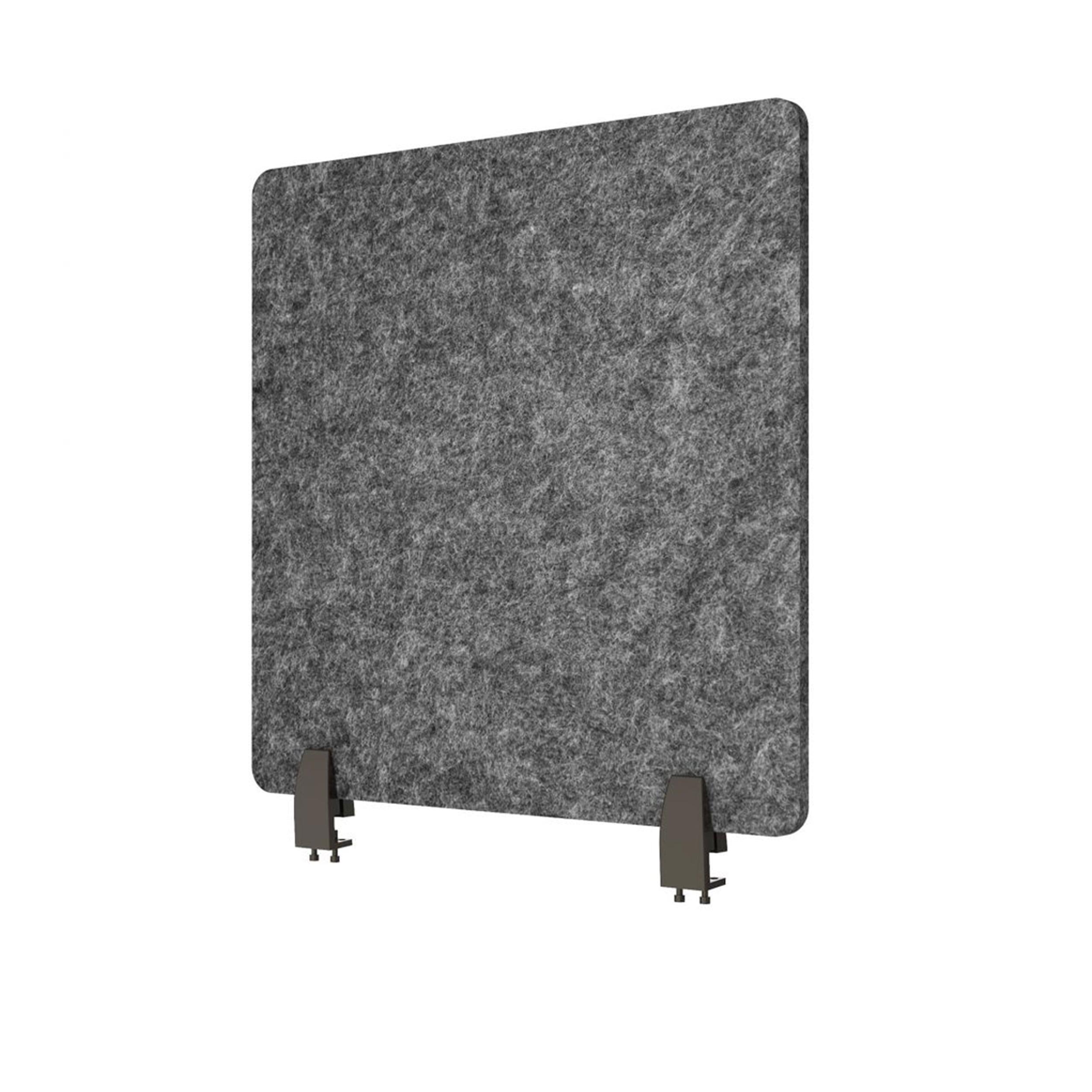 ReFocus Raw Clamp-On Acoustic Desk Divider  Reduce Noise and Visual Distractions with this Lightweight Desk Mounted Privacy Panel (Castle Gray, 59" x 16" , 23.6" x 16" , & 23.6" x 16" )