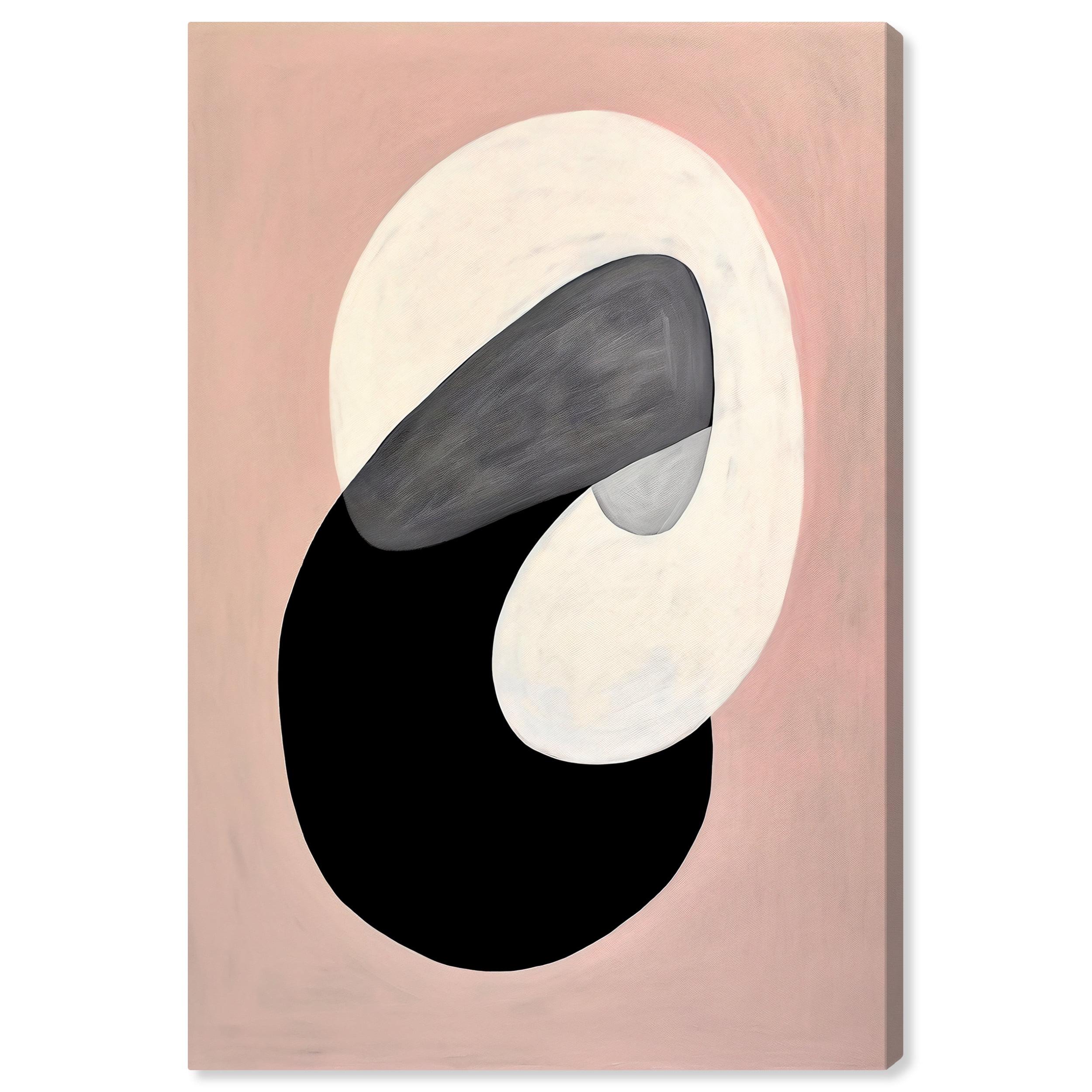 Art Remedy Standard Locks Abstract Shapes Trendy Wall Art by Art Remedy