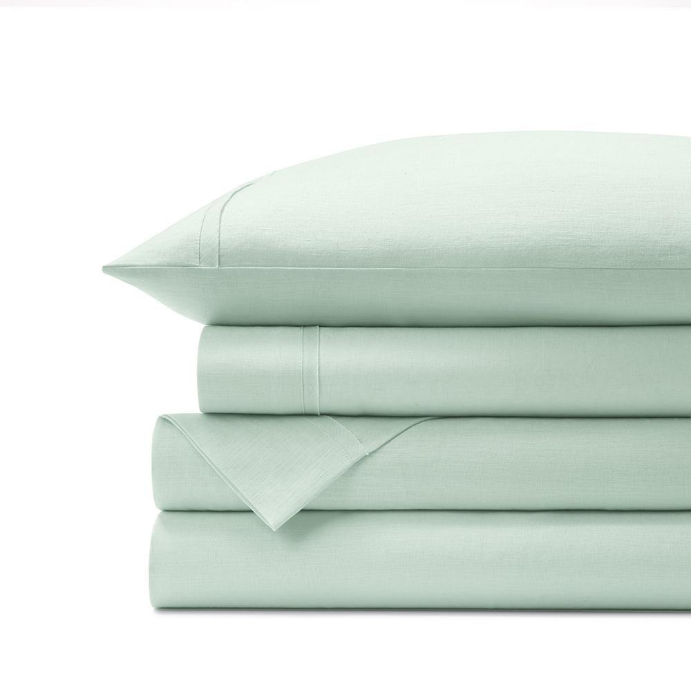 Aurora Twin XL Organic Linen Sheet Set