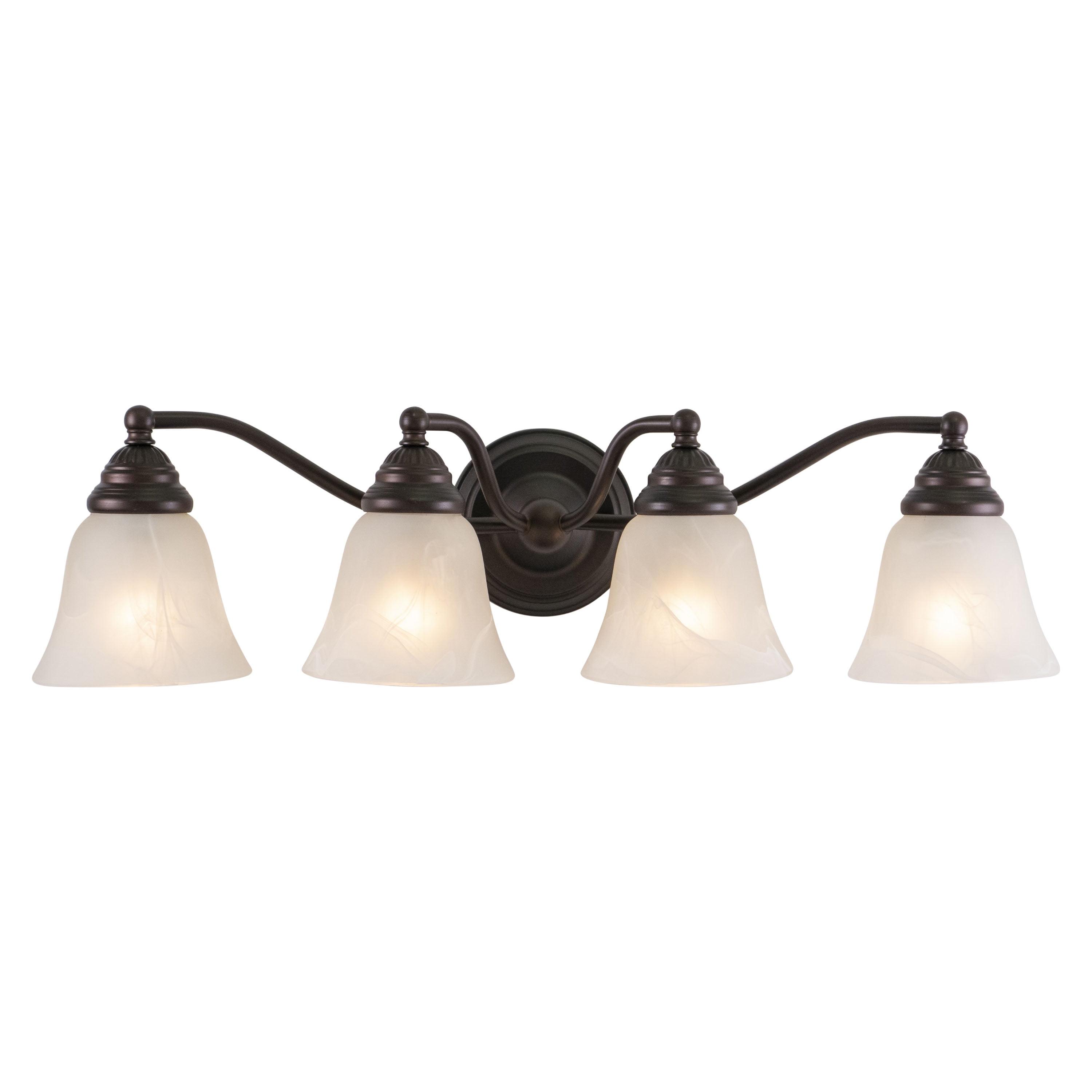 Stanford Oil Burnished Bronze 4-Light Vanity Fixture