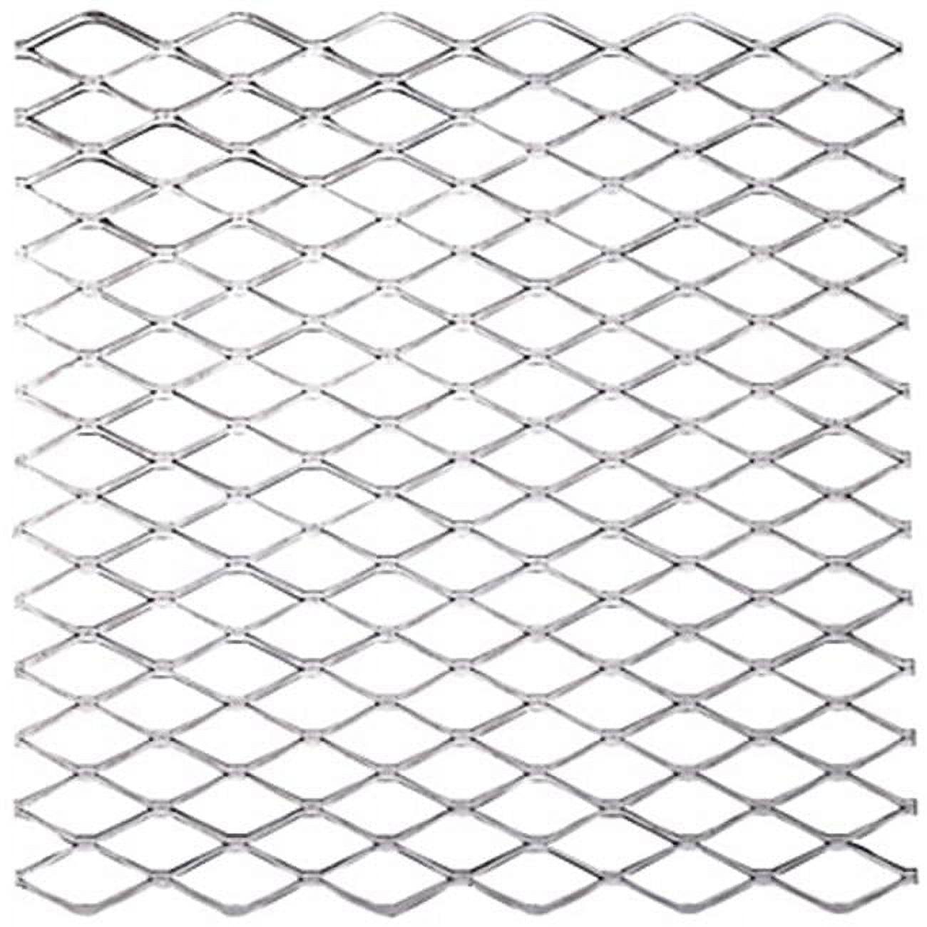 12x12 Plain Steel Expanded Grid Sheet for Door Mount