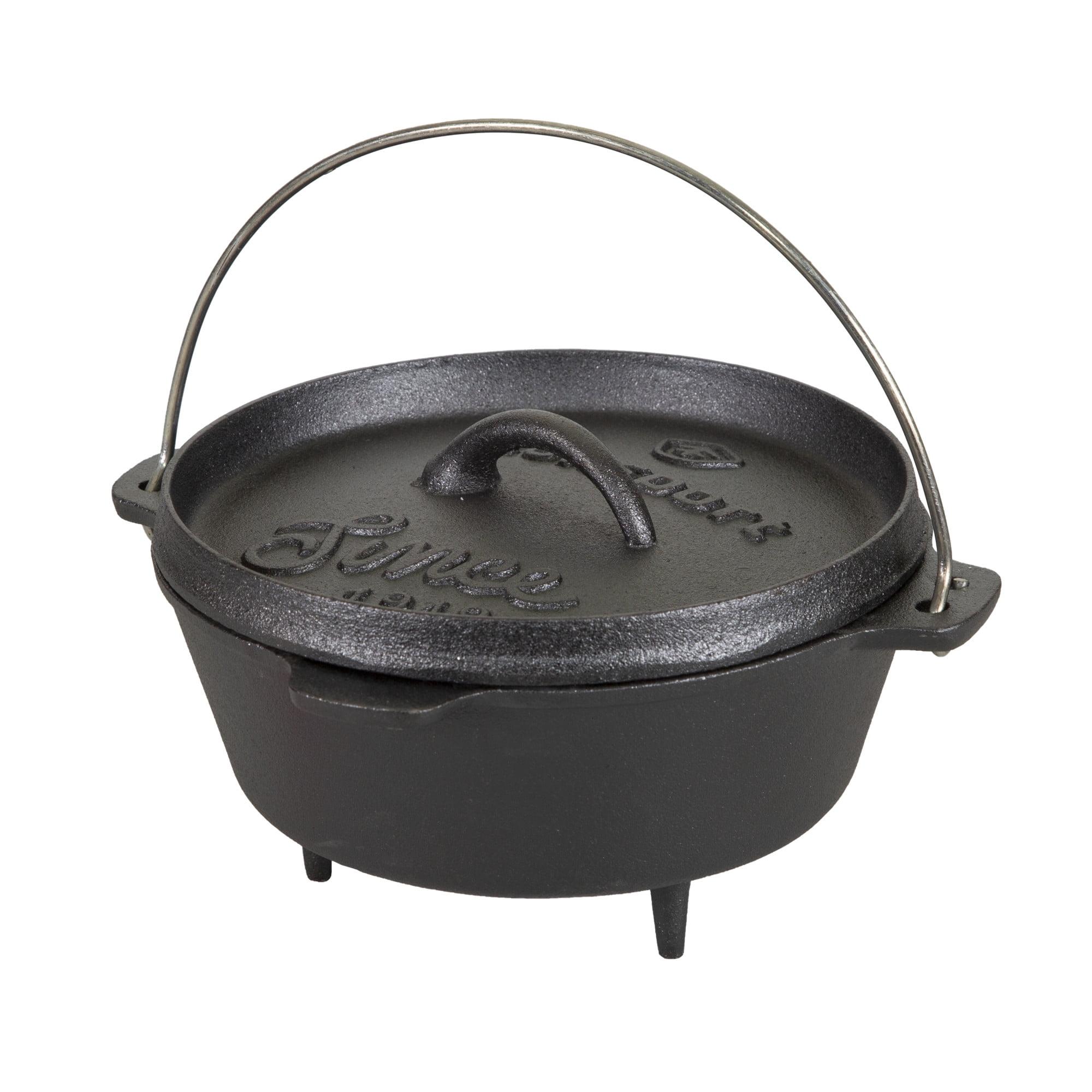 Stansport Stansport 2 QT Pre-Seasoned Cast Iron Dutch Oven with Legs