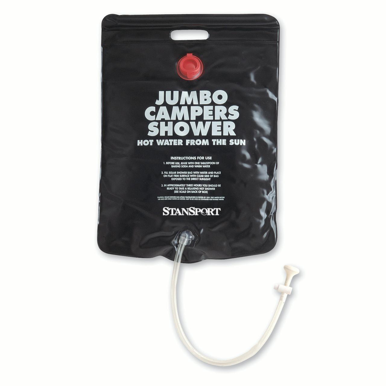 Stansport Solar Heated Jumbo 5 Gal Camper's Shower
