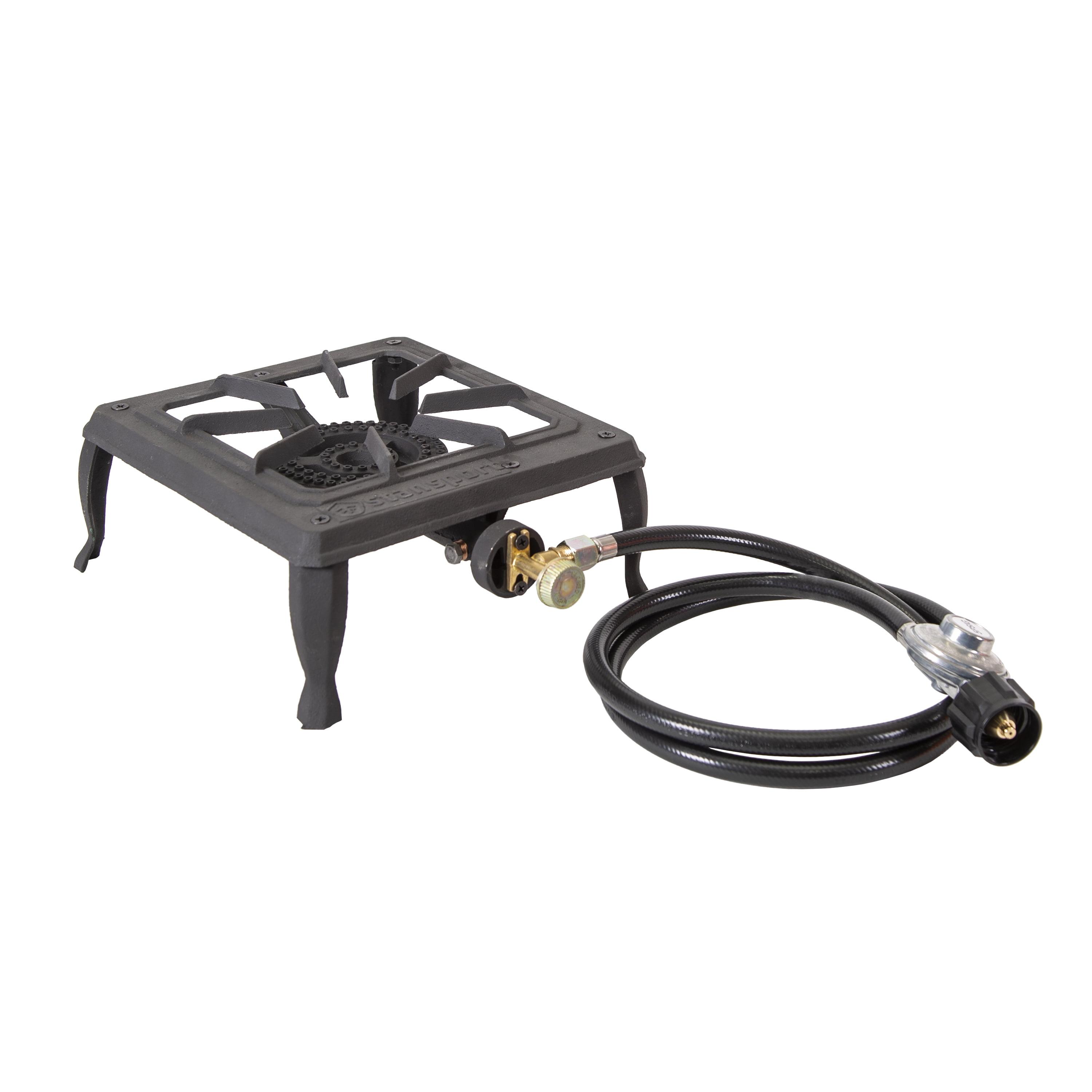 Stansport Black Cast Iron Single Burner Camping Stove