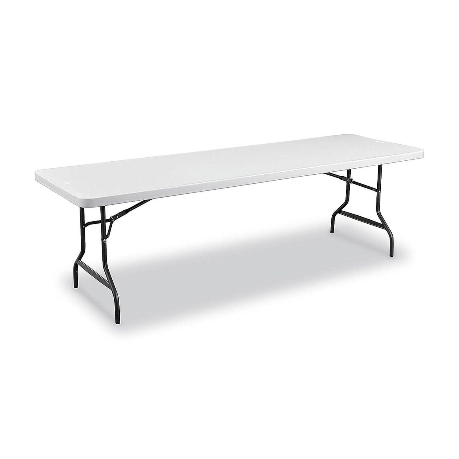 Granite 8-Foot Heavy Duty Folding Table with Steel Frame