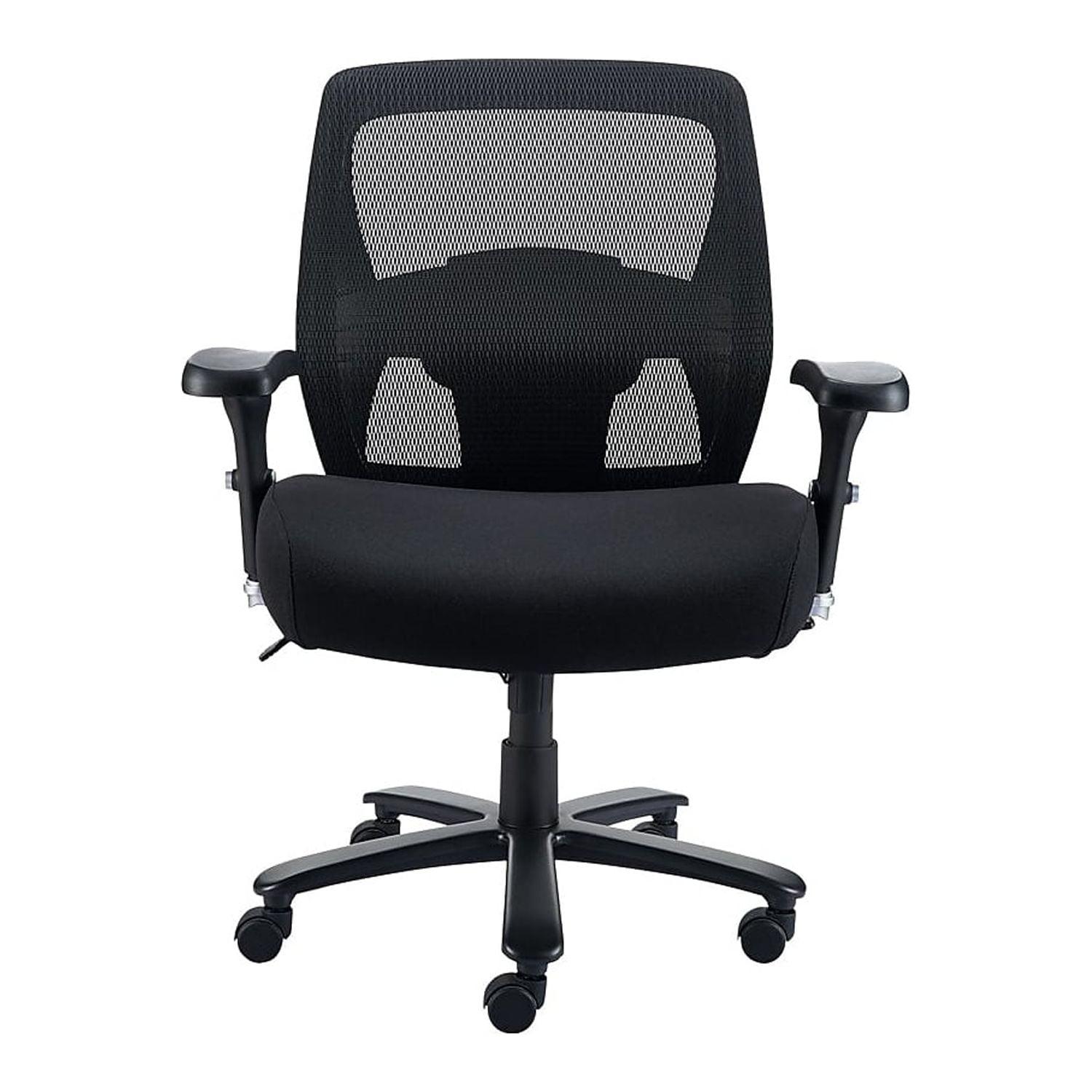 Black Mesh Executive Swivel Chair with Adjustable Arms