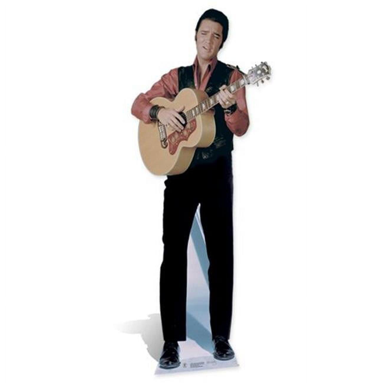 Lifesize Elvis Presley Singing Cardboard Cutout with Guitar