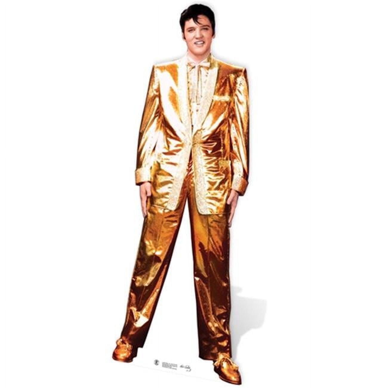 Elvis Presley Gold Lame Suit Life-Size Cardboard Cutout