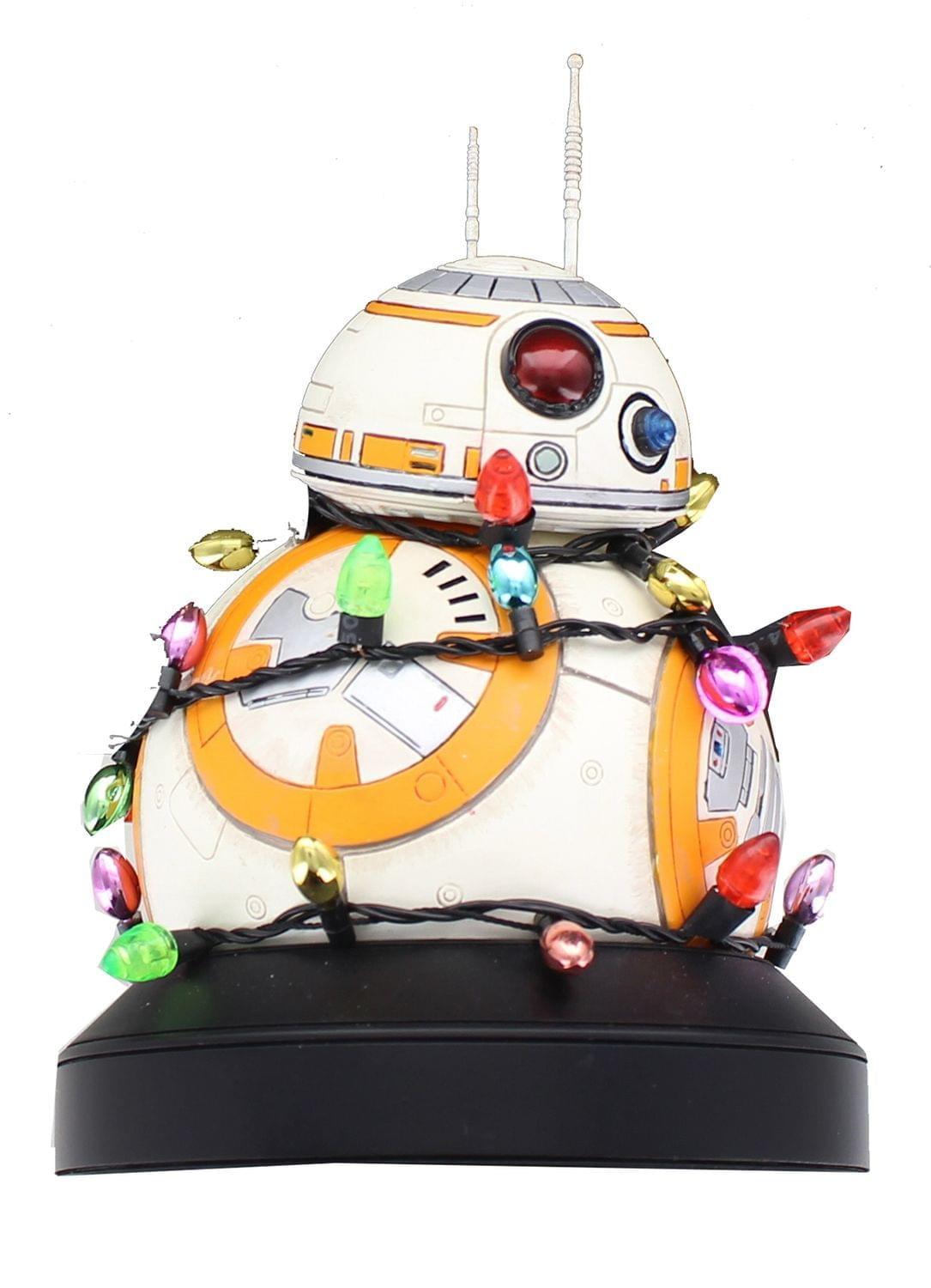 Festive BB-8 Holiday Light-Up Resin Bust