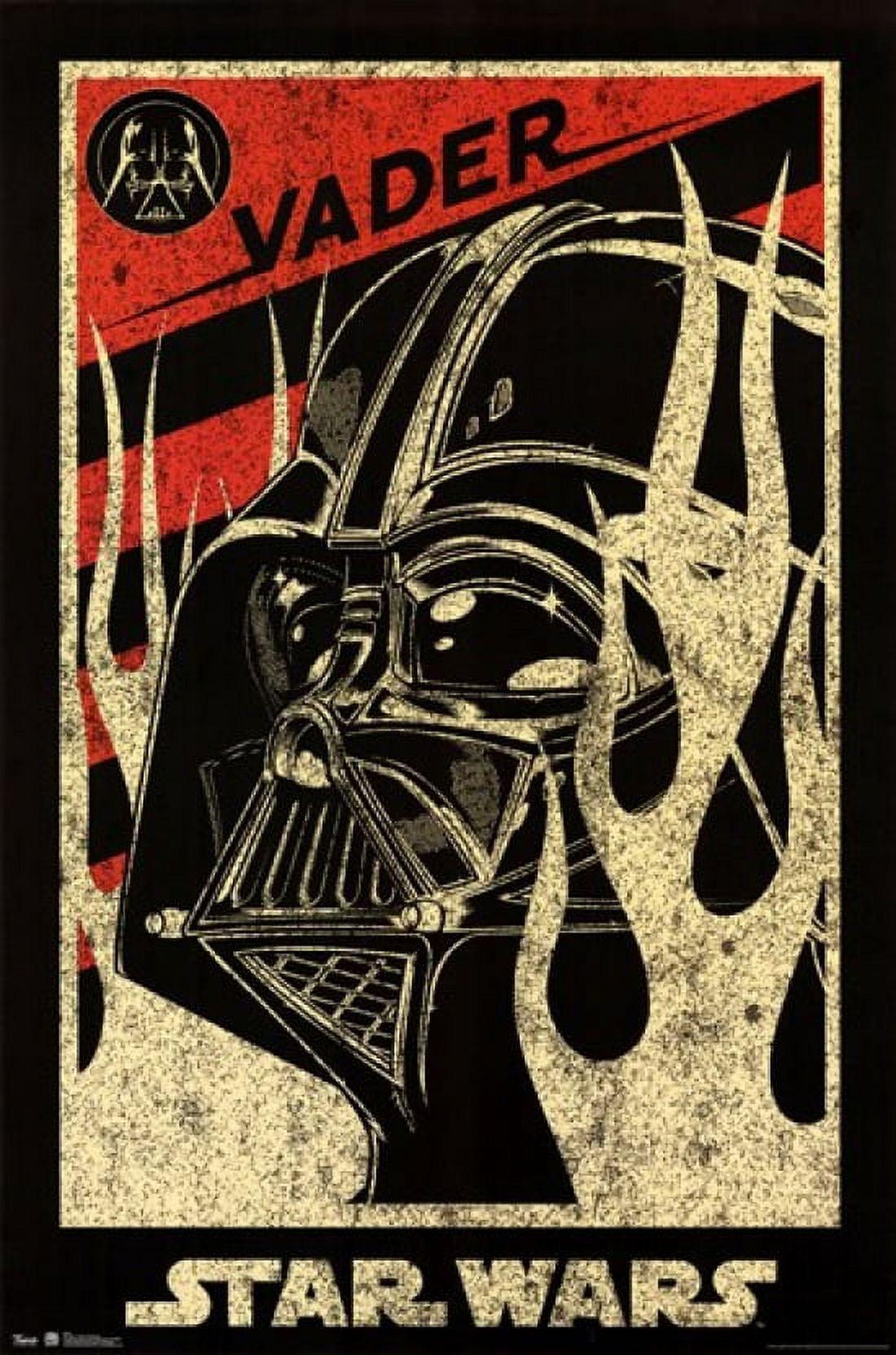 34" x 22" Star Wars: Saga Vader Propaganda Premium Poster - Trends International