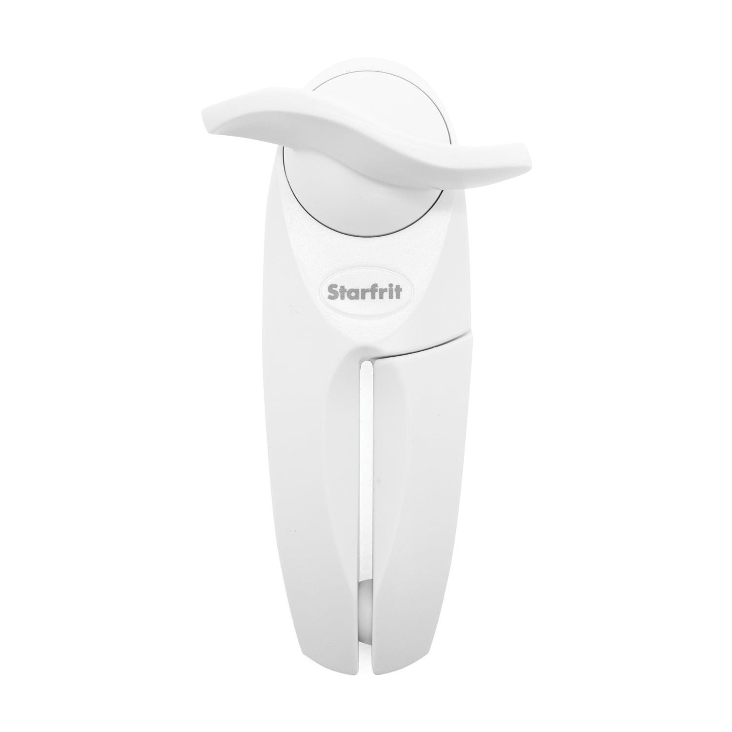 White Ergonomic Non-slip Grip Can Opener