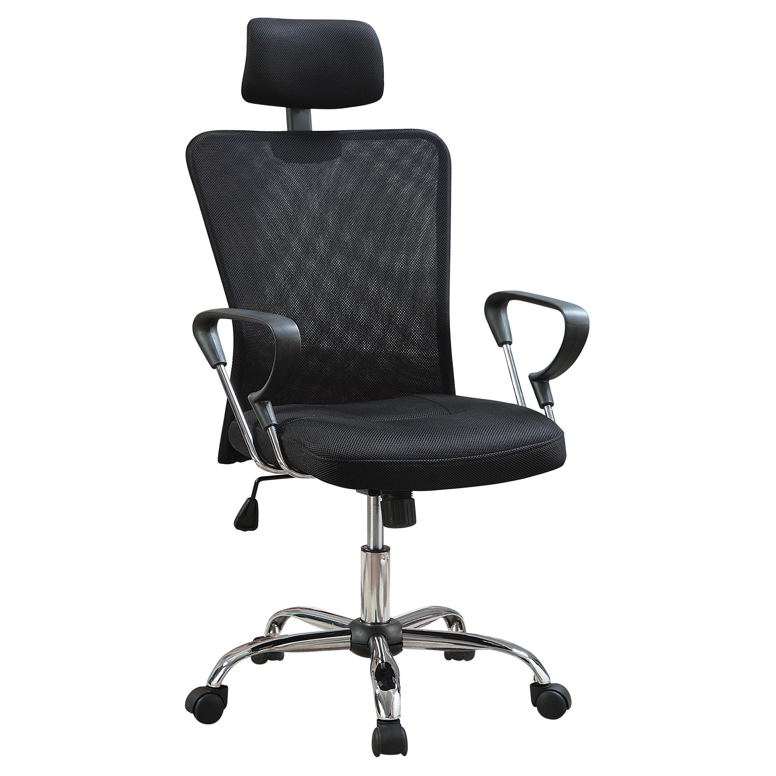 High Back Black Mesh and Chrome Office Chair