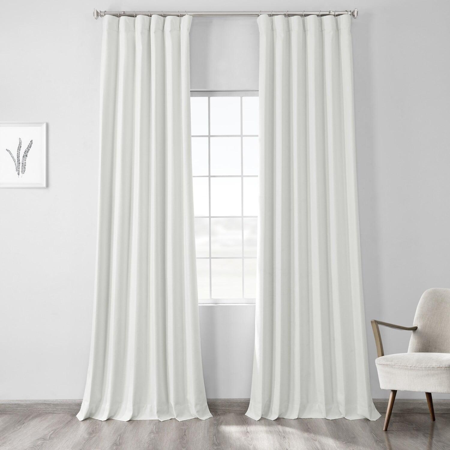 Starlight Off White 84-Inch Thermal Linen Blackout Curtain