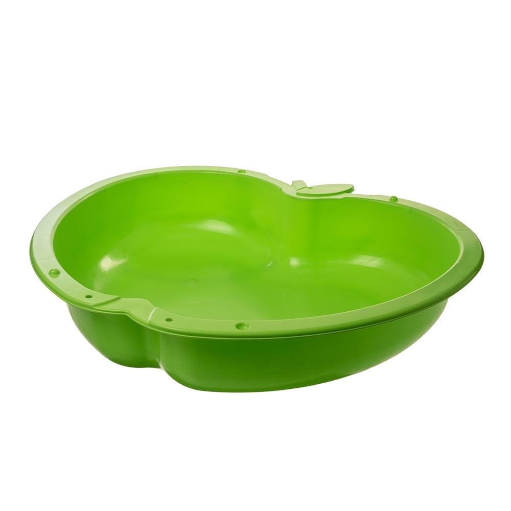 Large Green Apple Shaped Plastic Pool and Sandbox