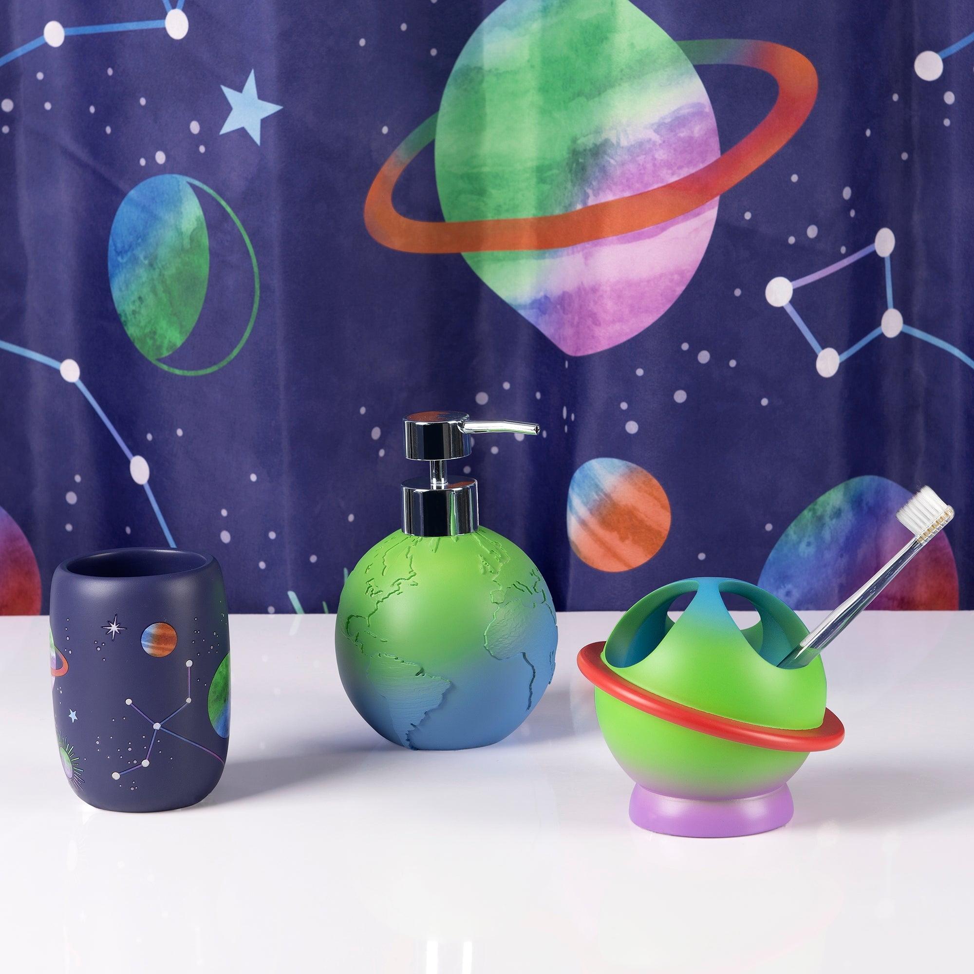 3pc Starry Night Kids' Bathroom Accessories Set - Allure Home Creations