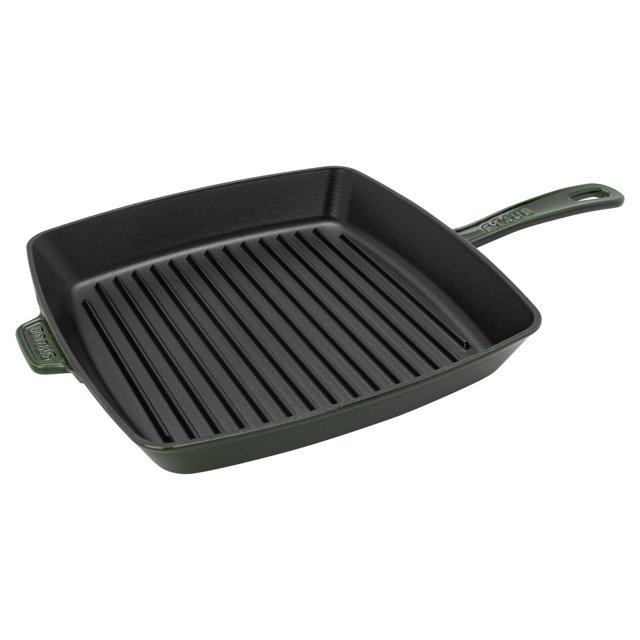 Staub 12" Basil Enameled Cast Iron Square Grill Pan