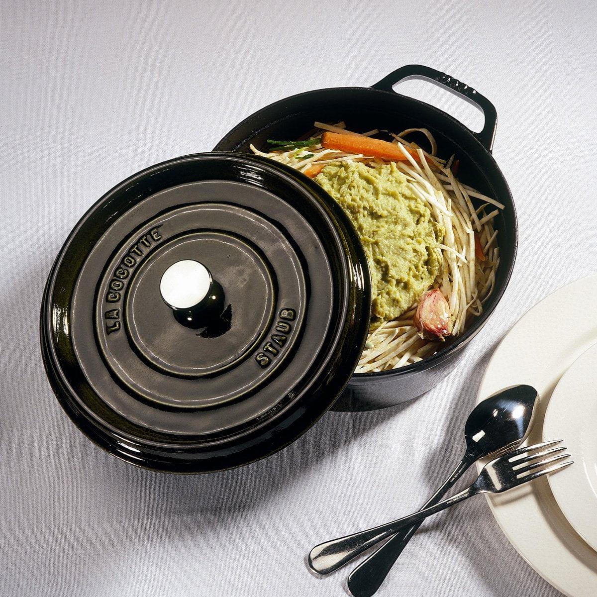 Staub ® 5.5-Qt Matte Black Cocotte