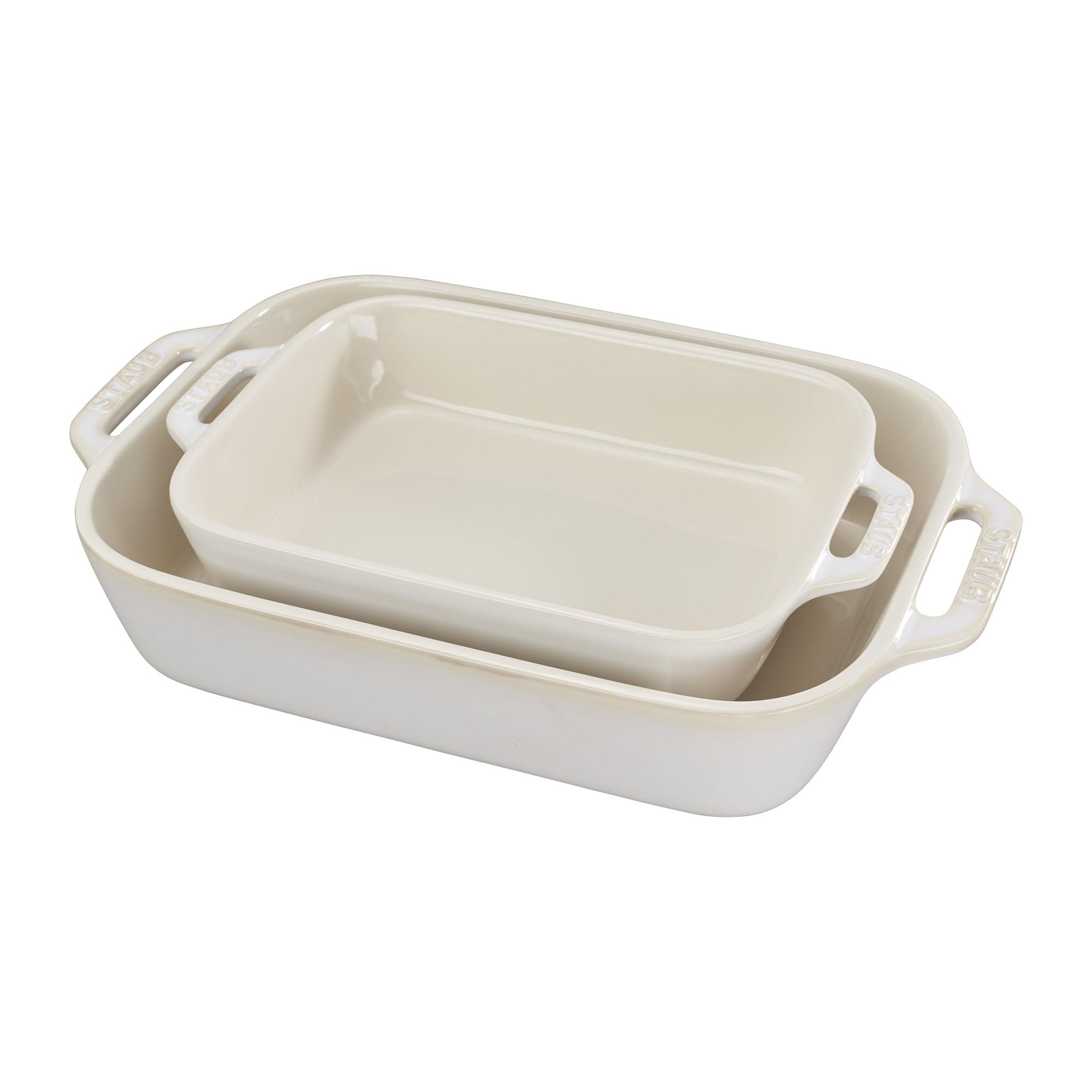 Staub Ceramic 2-pc Rectangular Baking Dish Set