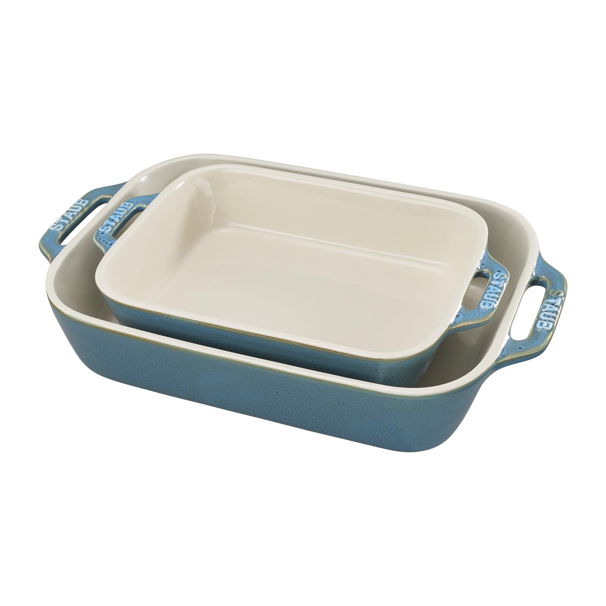 Staub Ceramic 2-piece Rectangular Baking Dish Set