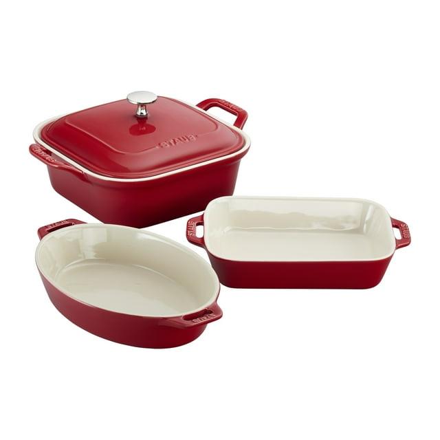 Staub ® Cherry 4-Piece Baking Set
