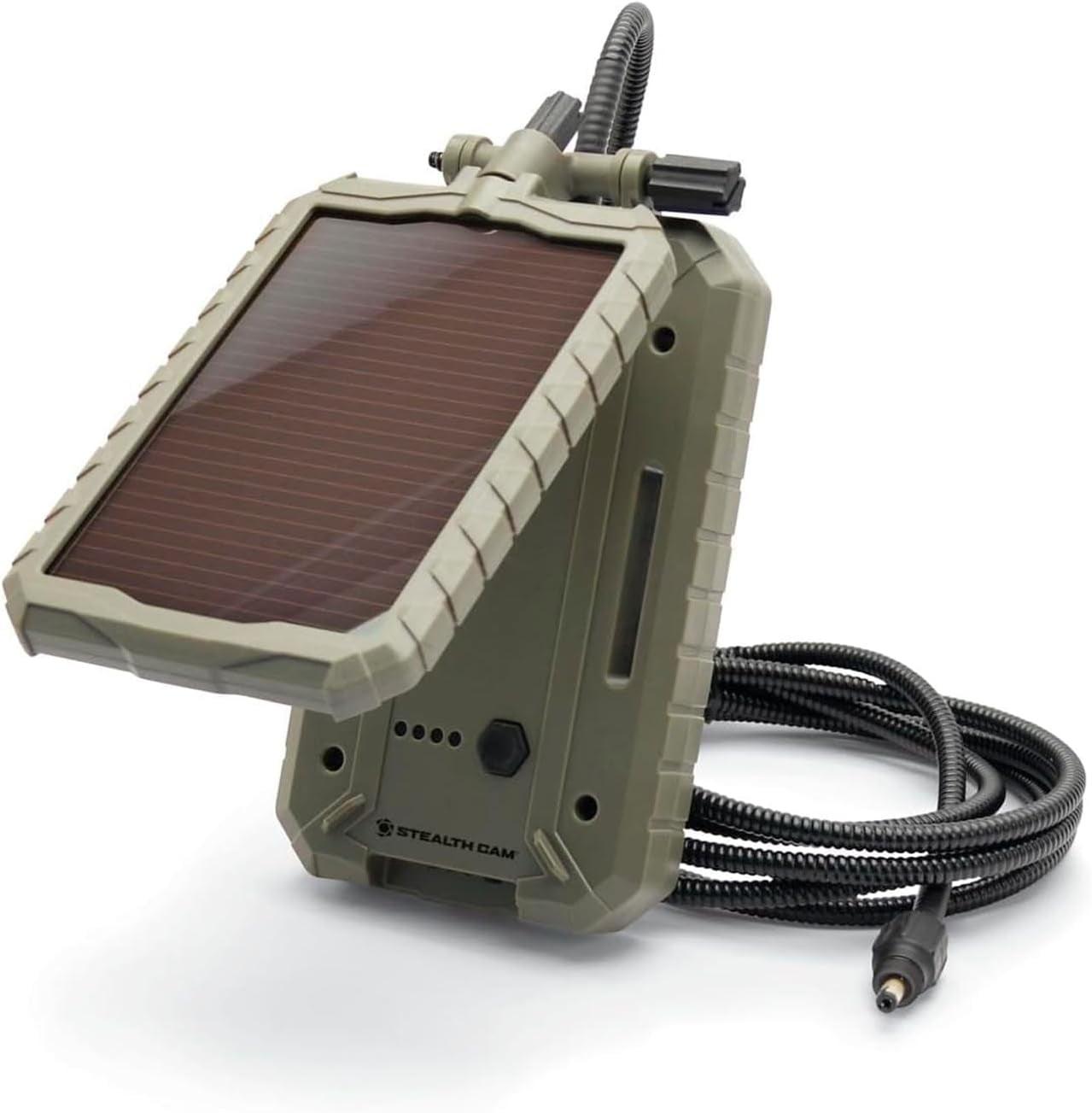 Stealth Cam 12V Solar Panel with 5000mAh Battery Pack